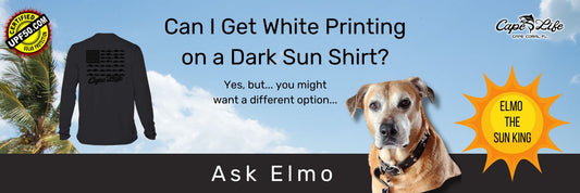 Can I Get White Printing on a Dark Sun Shirt? - Ask Elmo