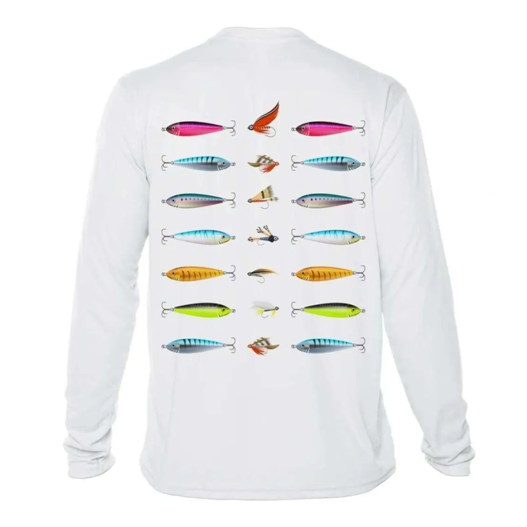 Lures Fishing Design Sun Shirt - UPF50 Sun Protection Dryfit Shirt