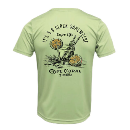 It's 5 O'Clock Somewhere Sun Shirt - UPF50 Sun Protection Dryfit Shirt