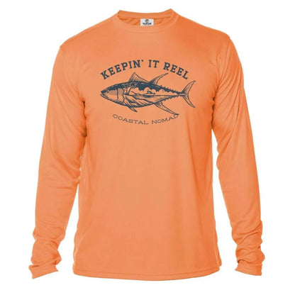 Keeping It Reel Fish Sun Shirt - Men UPF50 Graphic Tee