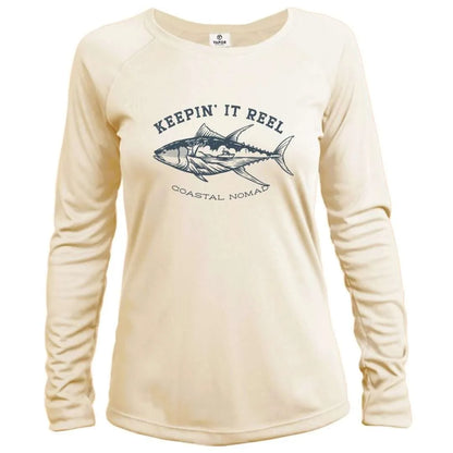 Keeping It Reel Fish Sun Shirt - Women UPF50 Graphic Tee