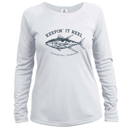 Keeping It Reel Fish Sun Shirt - Women UPF50 Graphic Tee