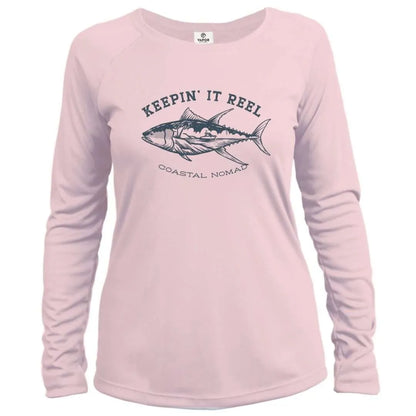 Keeping It Reel Fish Sun Shirt - Women UPF50 Graphic Tee