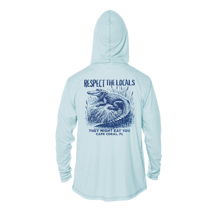 Respect the Locals Alligator Sun Shirt - UPF50 Sun Protection Tee