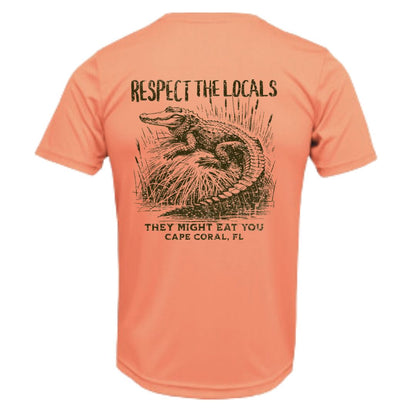 Respect the Locals Alligator Sun Shirt - UPF50 Sun Protection Tee