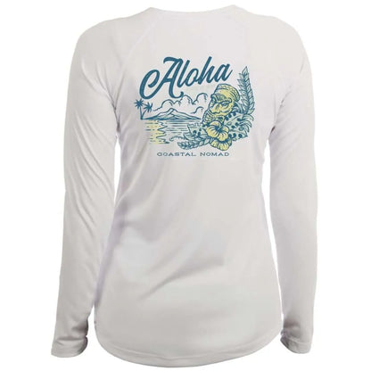 Aloha Sun Shirt - Women UPF50 Sun Protection Graphic Tee