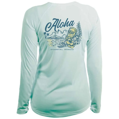 Aloha Sun Shirt - Women UPF50 Sun Protection Graphic Tee