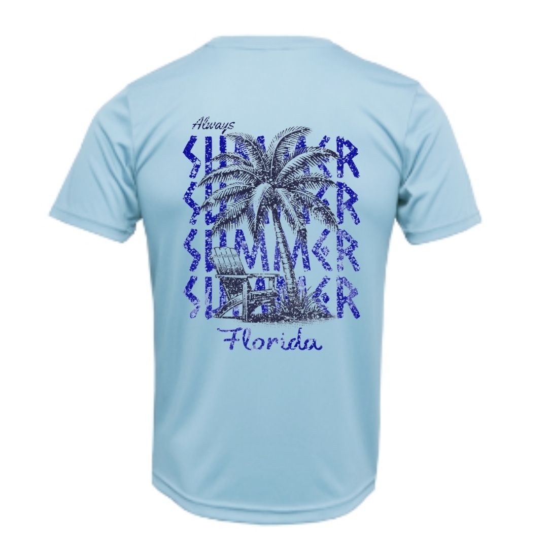 Always Summer Sun Shirt - Florida or Custom Location