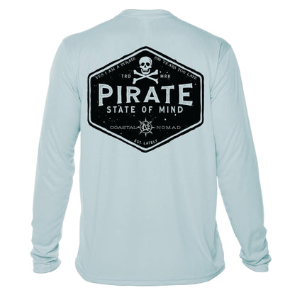 Pirate State of Mind Sun Shirt - Men UPF50 Skull and Crossbones Shirt