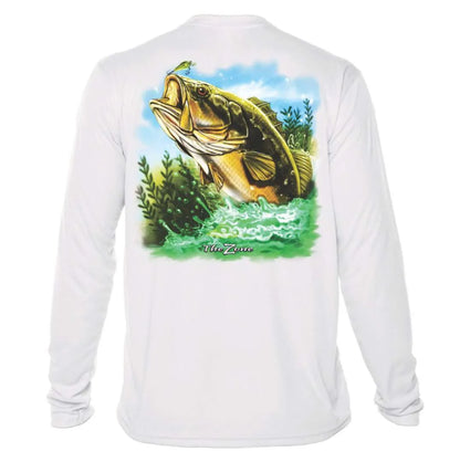 Bass Fishing Sun Shirt UPF50 - No Location or Custom