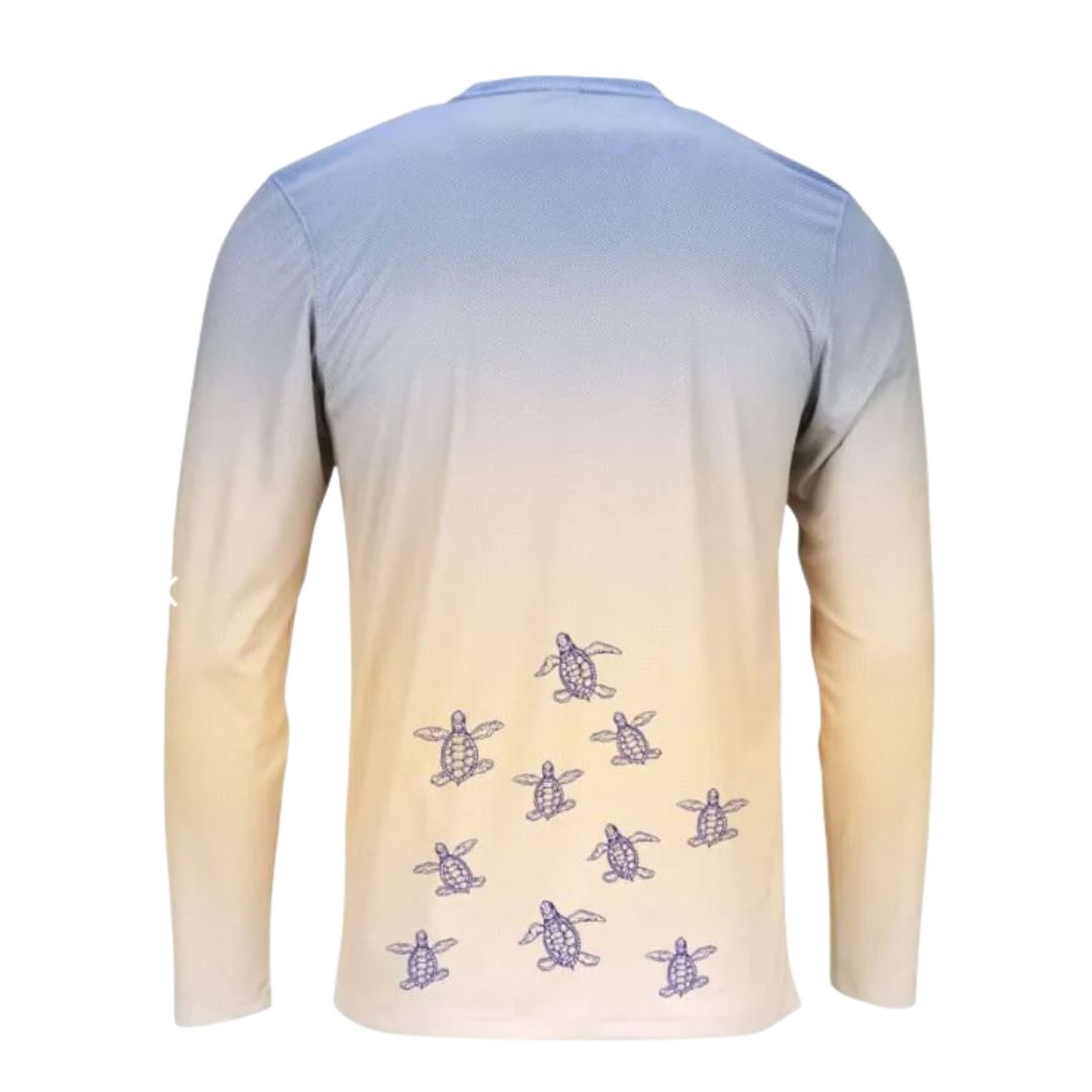 Beach Turtles Walking UPF50 Sun Shirt - Dryfit Sun Protection Tee