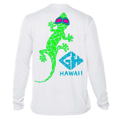 Gecko Broke Diamondback Sun Shirt - UPF50 Gecko Hawaii Graphic Tee