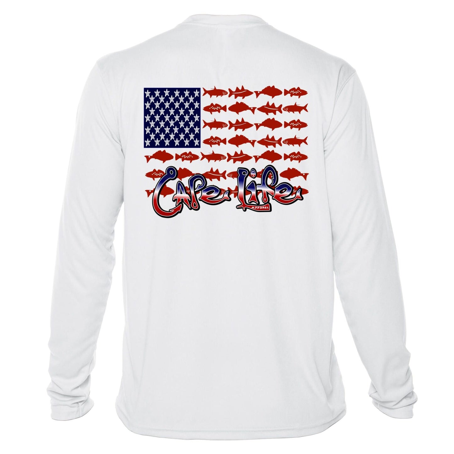 Cape Life Fish Flag Sun Shirt - UPF50 Sun Protection Dryfit Shirt