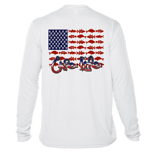 Cape Life Fish Flag Sun Shirt - UPF50 Sun Protection Dryfit Shirt