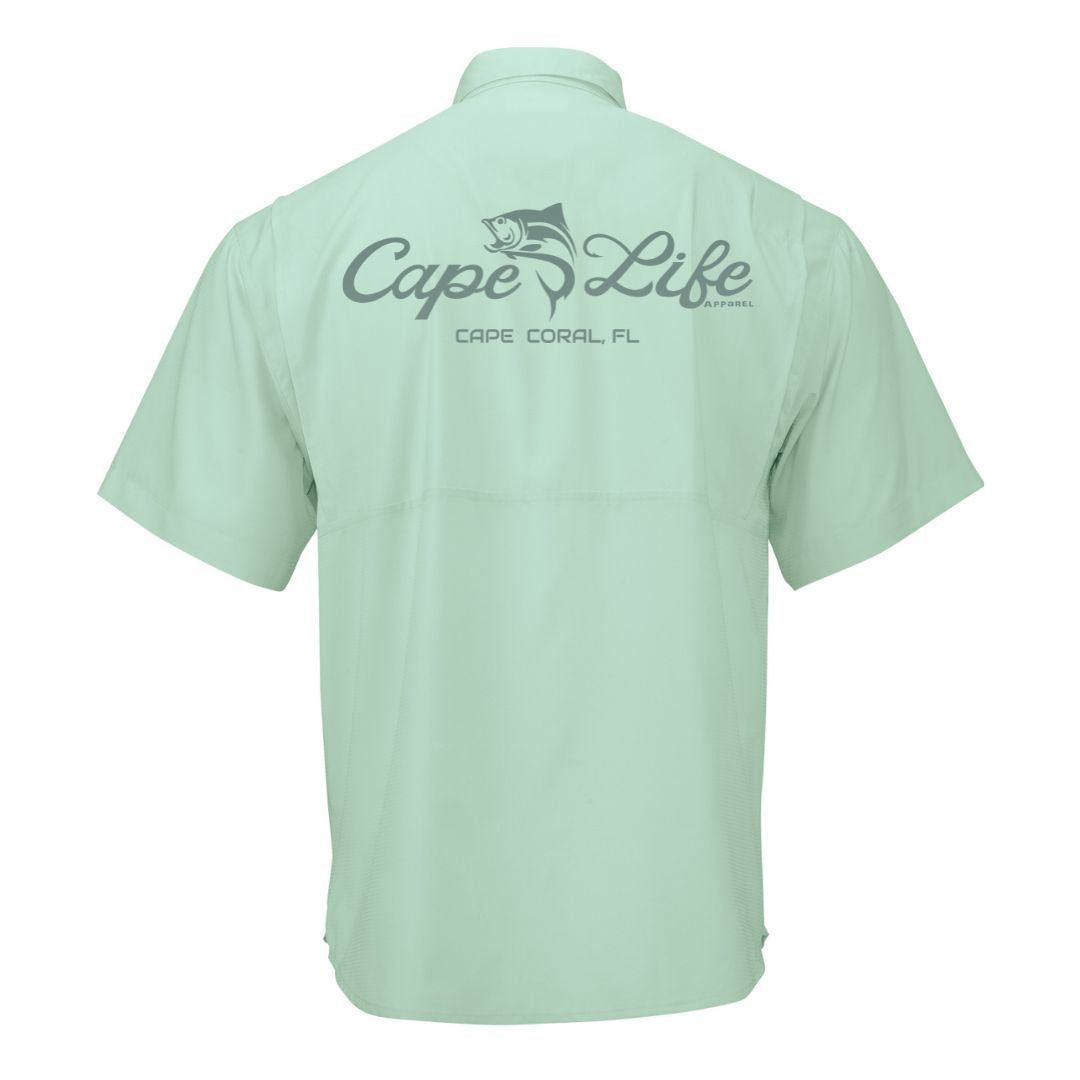 Cape Life Button Down Sun Shirt - Men's Printed UV Fishing Shirt