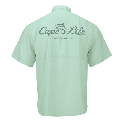 Cape Life Button Down Sun Shirt - Men's Printed UV Fishing Shirt