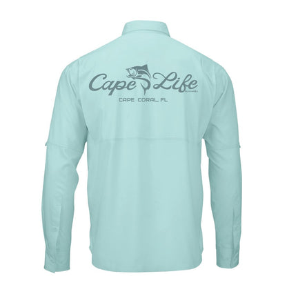 Cape Life Button Down Sun Shirt - Men's Printed UV Fishing Shirt