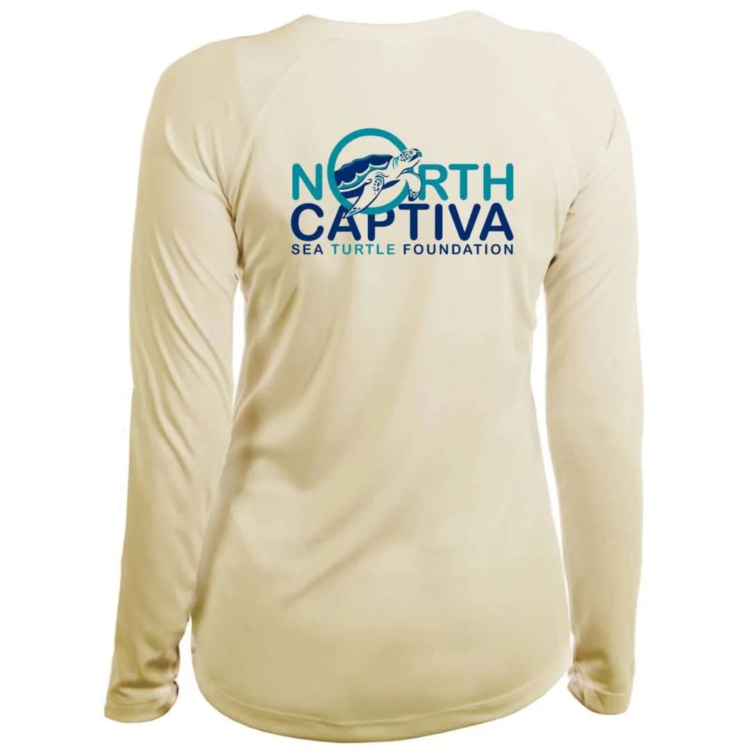 North Captiva Sea Turtle Foundation Sun Shirt - Women Scoop Neck UPF50