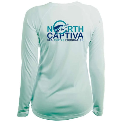 North Captiva Sea Turtle Foundation Sun Shirt - Women Scoop Neck UPF50