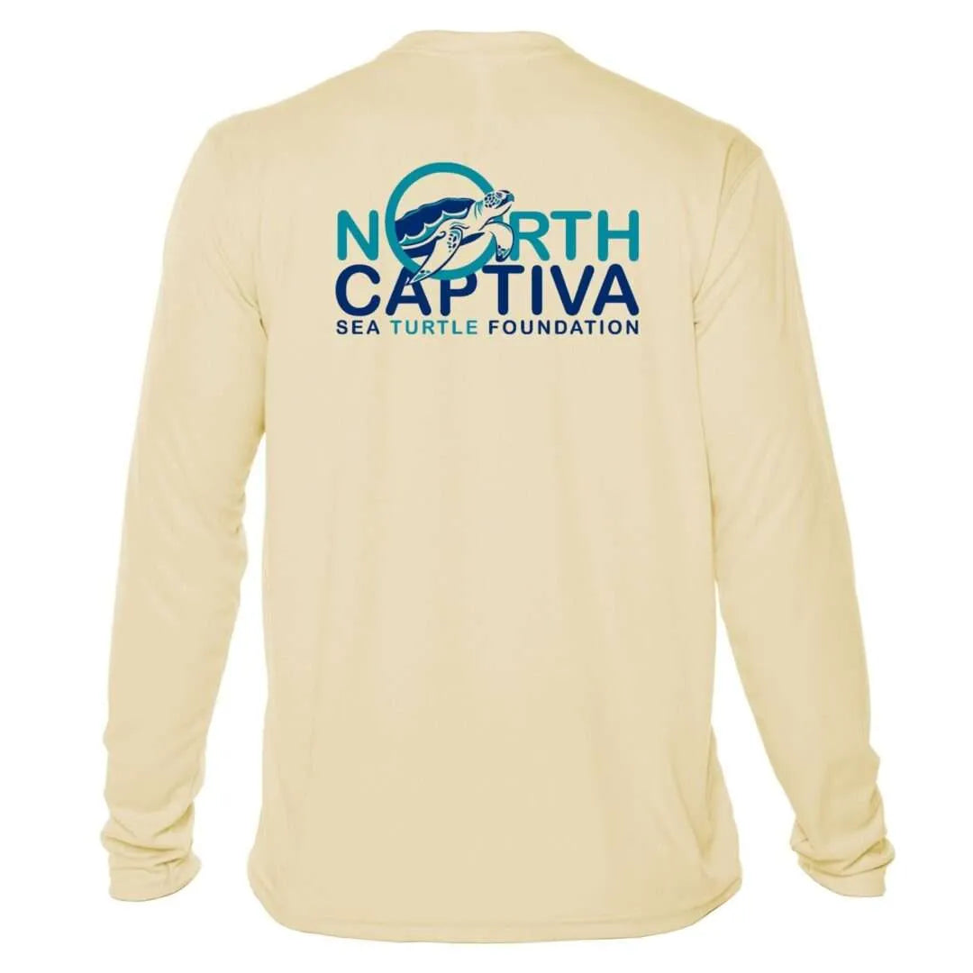 North Captiva Sea Turtle Foundation Sun Shirt - Men UPF50 Dryfit Shirt