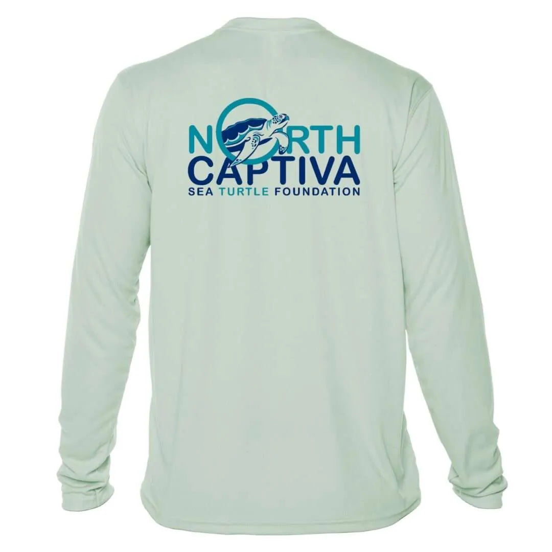 North Captiva Sea Turtle Foundation Sun Shirt - Men UPF50 Dryfit Shirt