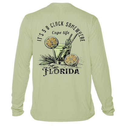 It's 5 O'Clock Somewhere Sun Shirt - Florida or Custom Location