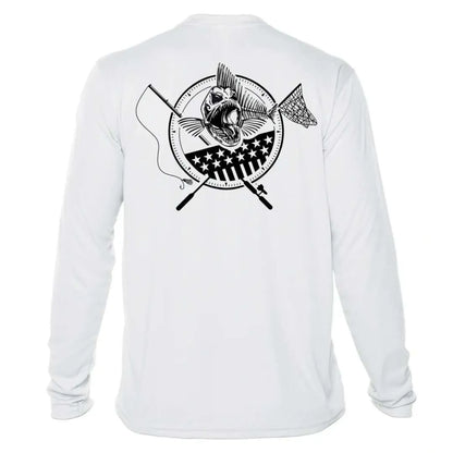 Fish Bones Flag Sun Shirt UPF50 - No Location or Custom