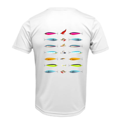 Lures Fishing Design Sun Shirt - UPF50 Sun Protection Dryfit Shirt