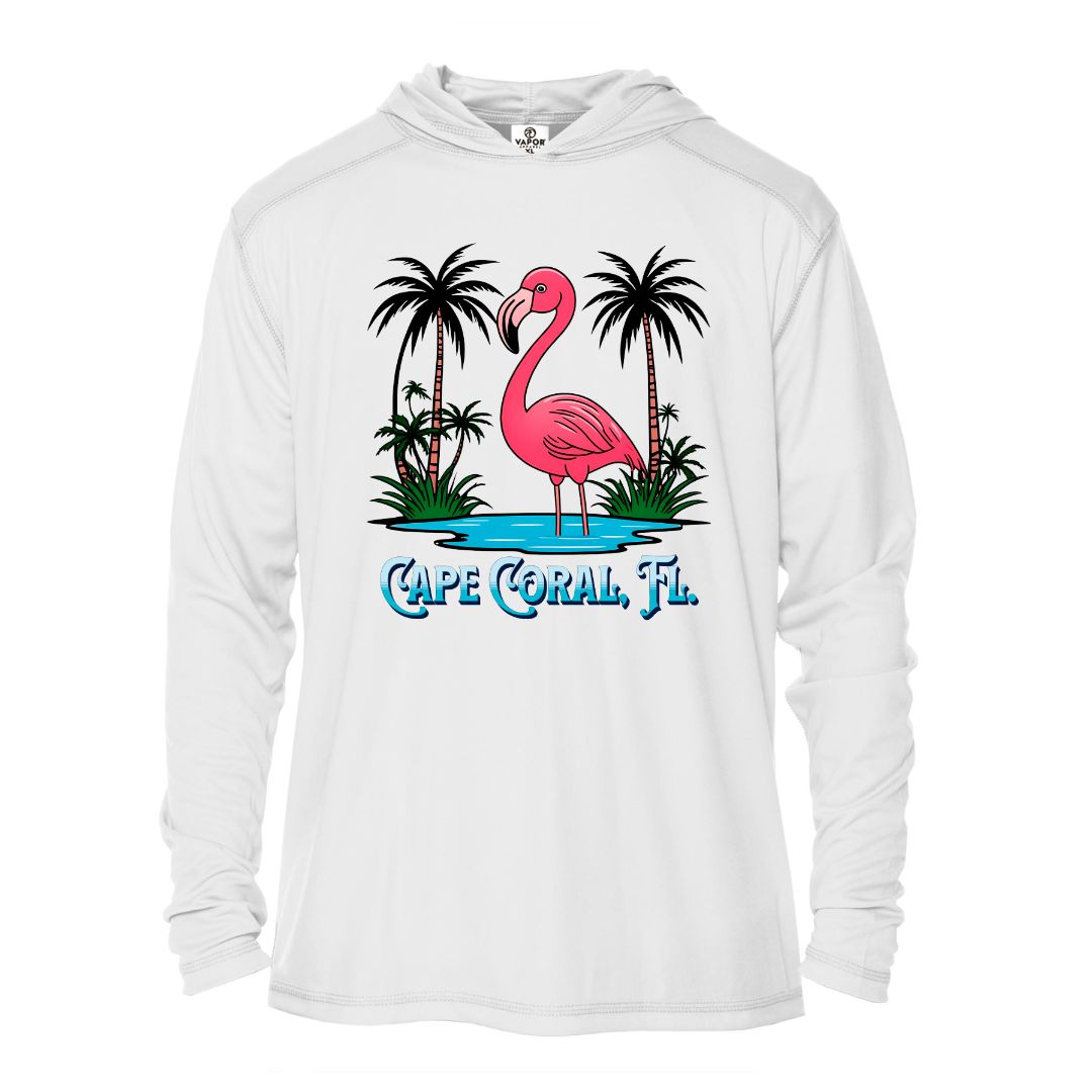 Kids Flamingo Sun Shirt - UPF50 Sun Protection Beach Shirt