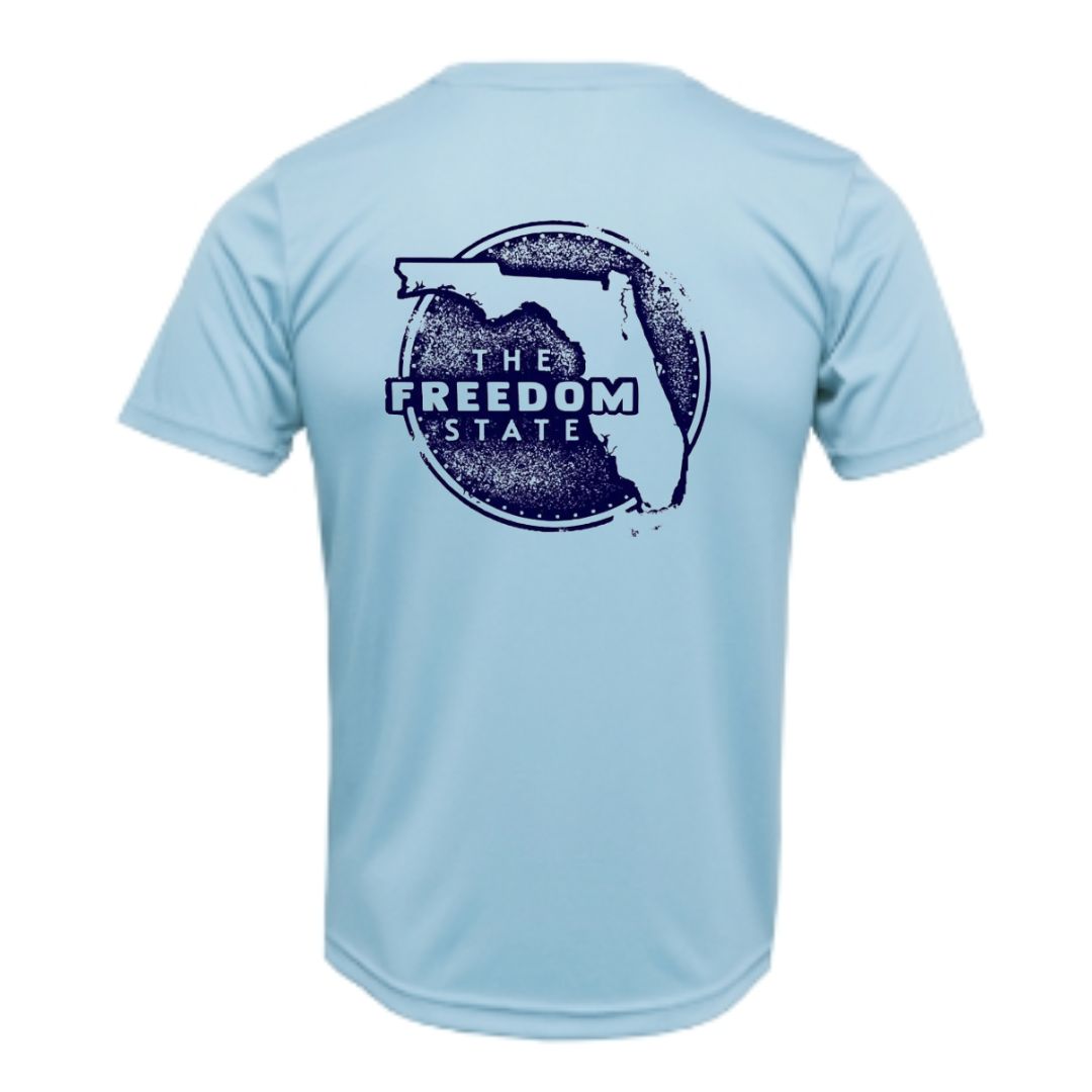 Florida: The Freedom State Sun Shirt - UPF50 Sun Protection Dryfit Shirt