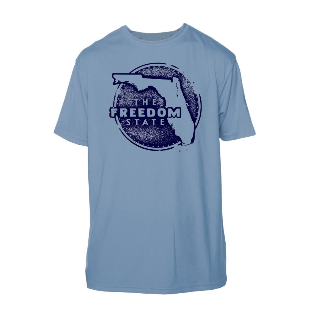 Florida: The Freedom State Sun Shirt - UPF50 Sun Protection Dryfit Shirt