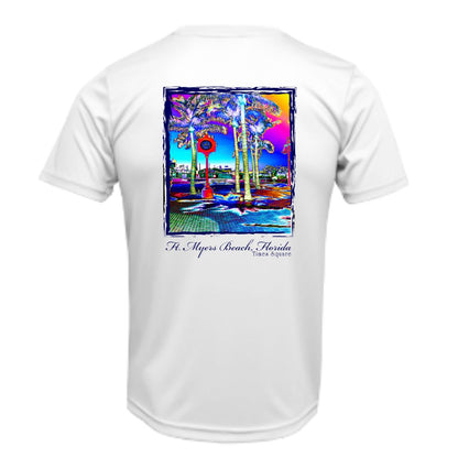 Fort Myers Beach Times Square Sun Shirt - UPF50 Graphic Tee