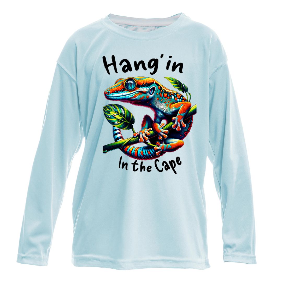 Kids Hang In the Cape Gecko Sun Shirt - UPF50 Beach Shirt