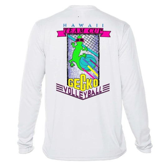 Gecko Volleyball Sun Shirt - UPF50 Gecko Hawaii Graphic Tee