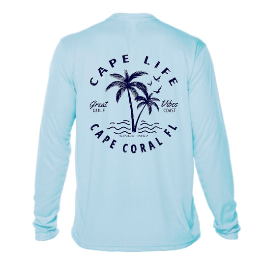 Great Vibes Sun Shirt - UPF50 Sun Protection Men's Beach Shirt