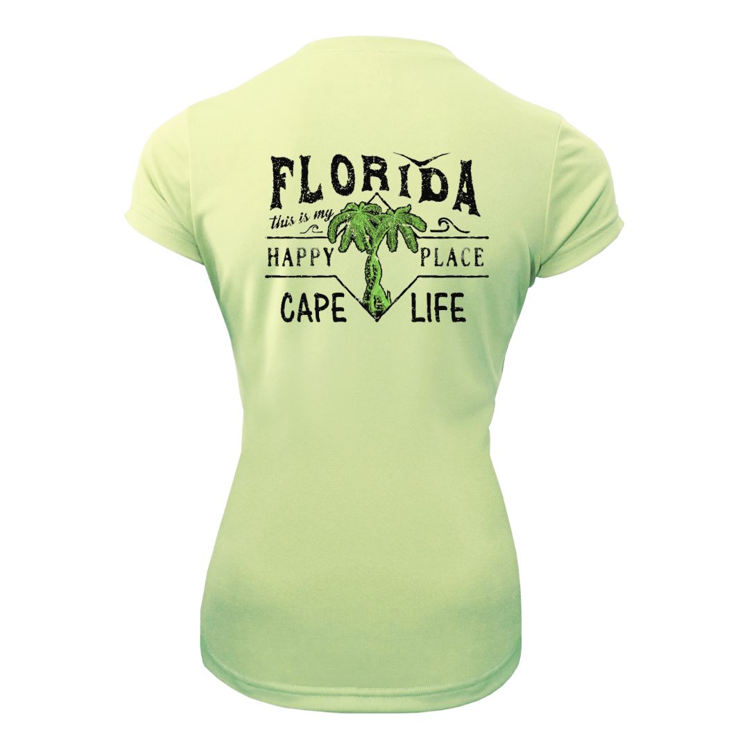 Florida Happy Place Sun Shirt - Women's UPF50 Sun Protection Shirt