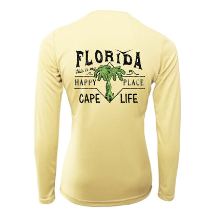 Florida Happy Place Sun Shirt - Women's UPF50 Sun Protection Shirt