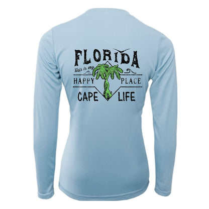 Florida Happy Place Sun Shirt - Women's UPF50 Sun Protection Shirt