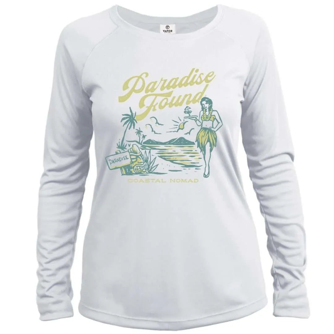 Paradise Found Hula Sun Shirt - Women UPF50 Graphic Tee