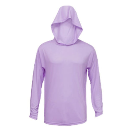 Blank UV Hoodie - Adult Long-Sleeve UPF50 Hooded Sun Shirt