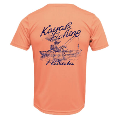 Kayak Fishing Sun Shirt UPF50 - Florida or Custom Location