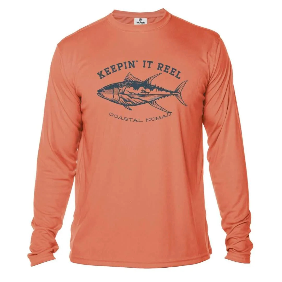 Keeping It Reel Fish Sun Shirt - Men UPF50 Graphic Tee