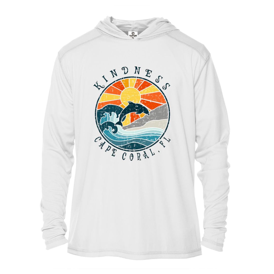 Kids Kindness Dolphin Sun Shirt - UPF50 Sun Protection Beach Shirt