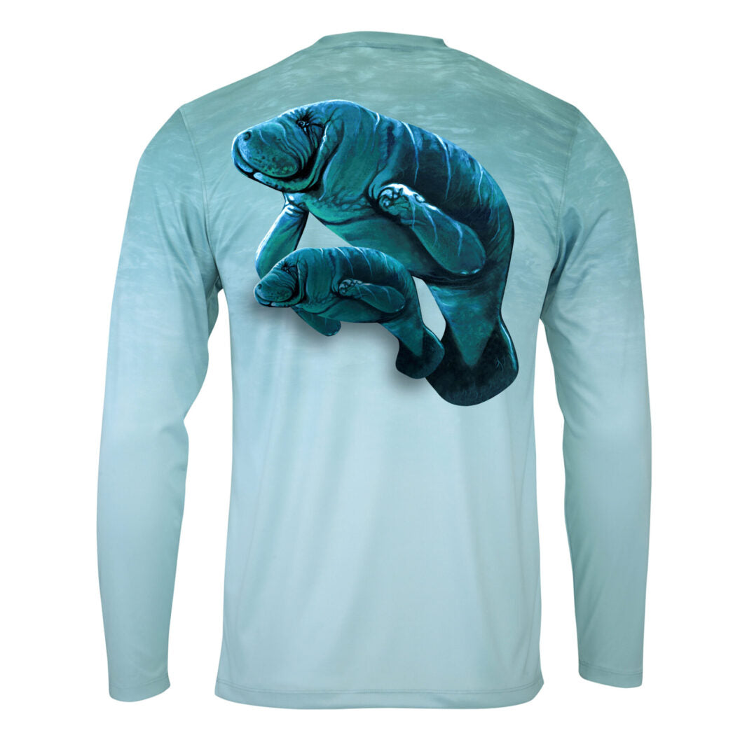 Manatee Sun Shirt UPF50 - No Location or Custom Location