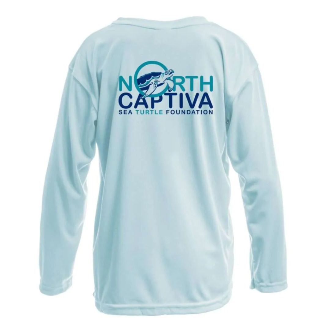 Kids North Captiva Sea Turtle Foundation Sun Shirt - UPF50 Youth Shirt