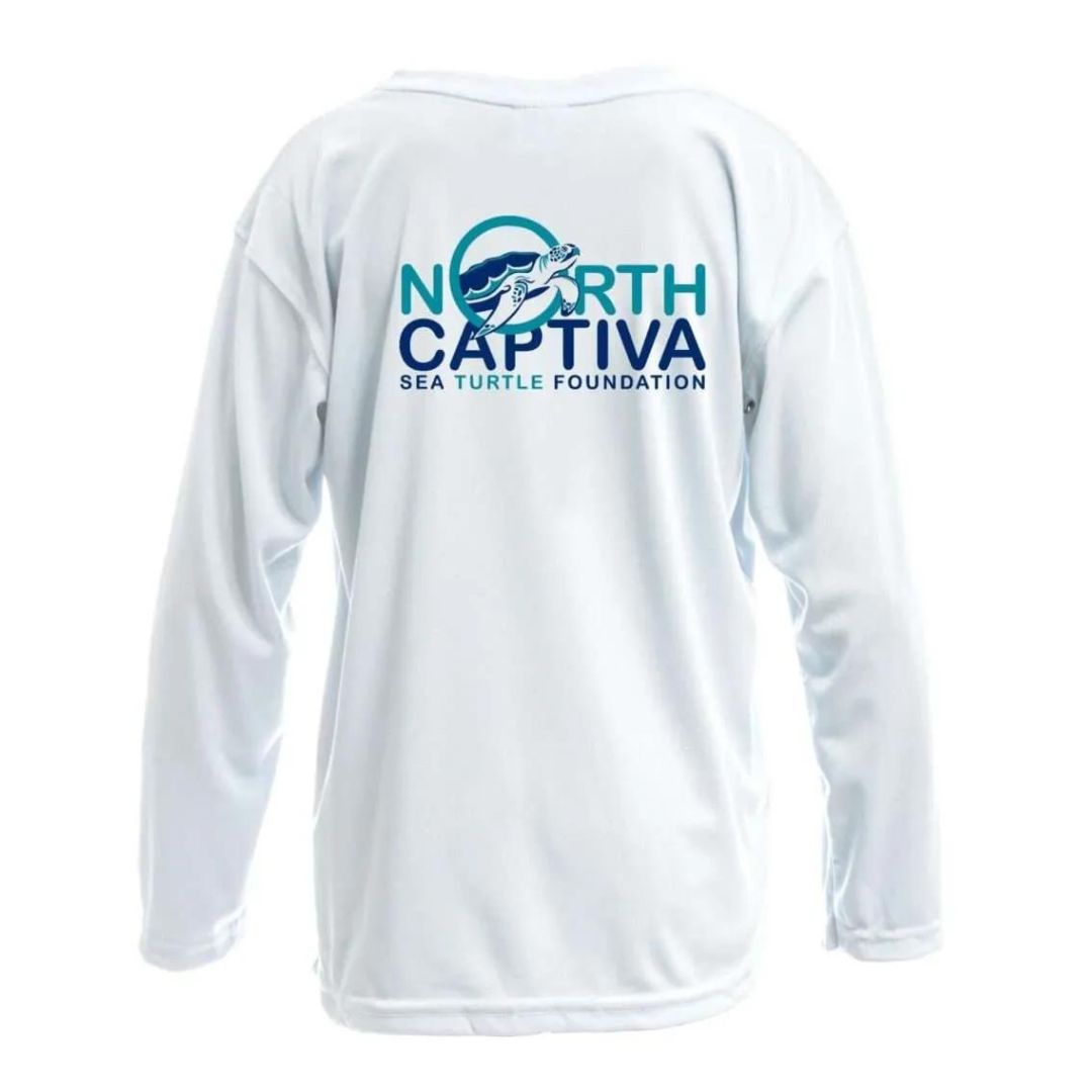 Kids North Captiva Sea Turtle Foundation Sun Shirt - UPF50 Youth Shirt