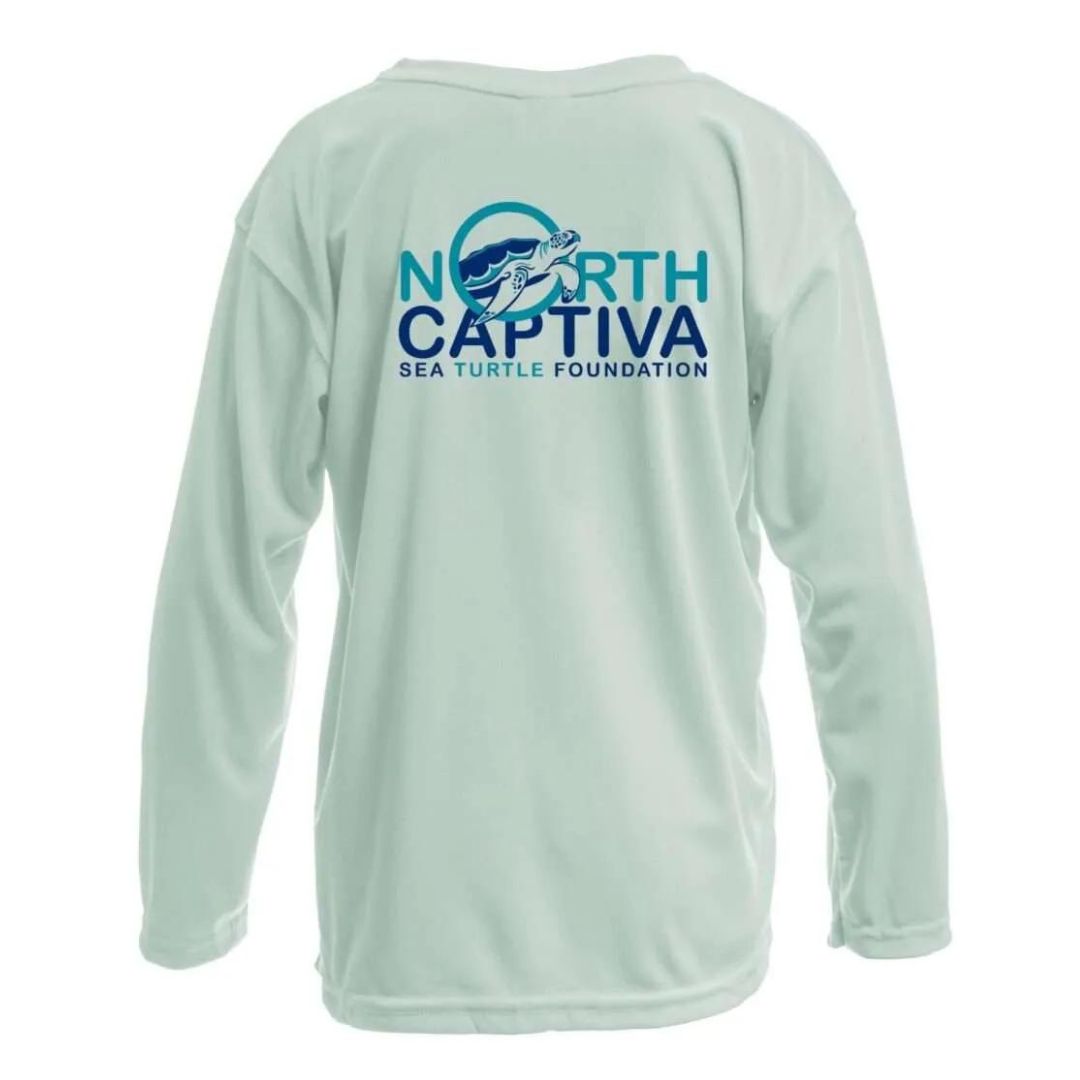 Kids North Captiva Sea Turtle Foundation Sun Shirt - UPF50 Youth Shirt