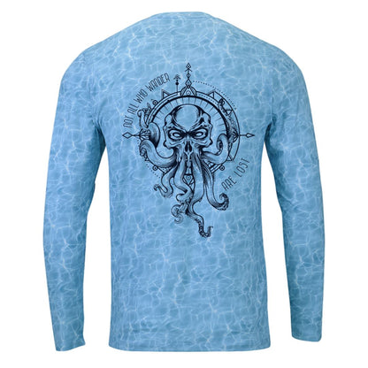 Octopus Sun Shirt: Not All Who Wander Are Lost - No Location or Custom