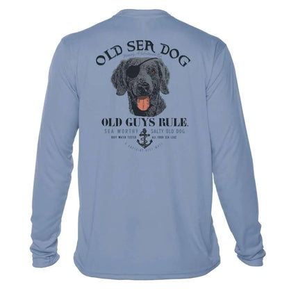 Old Sea Dog Sun Shirt - Men UPF50 Graphic Tee Old Guys Rule