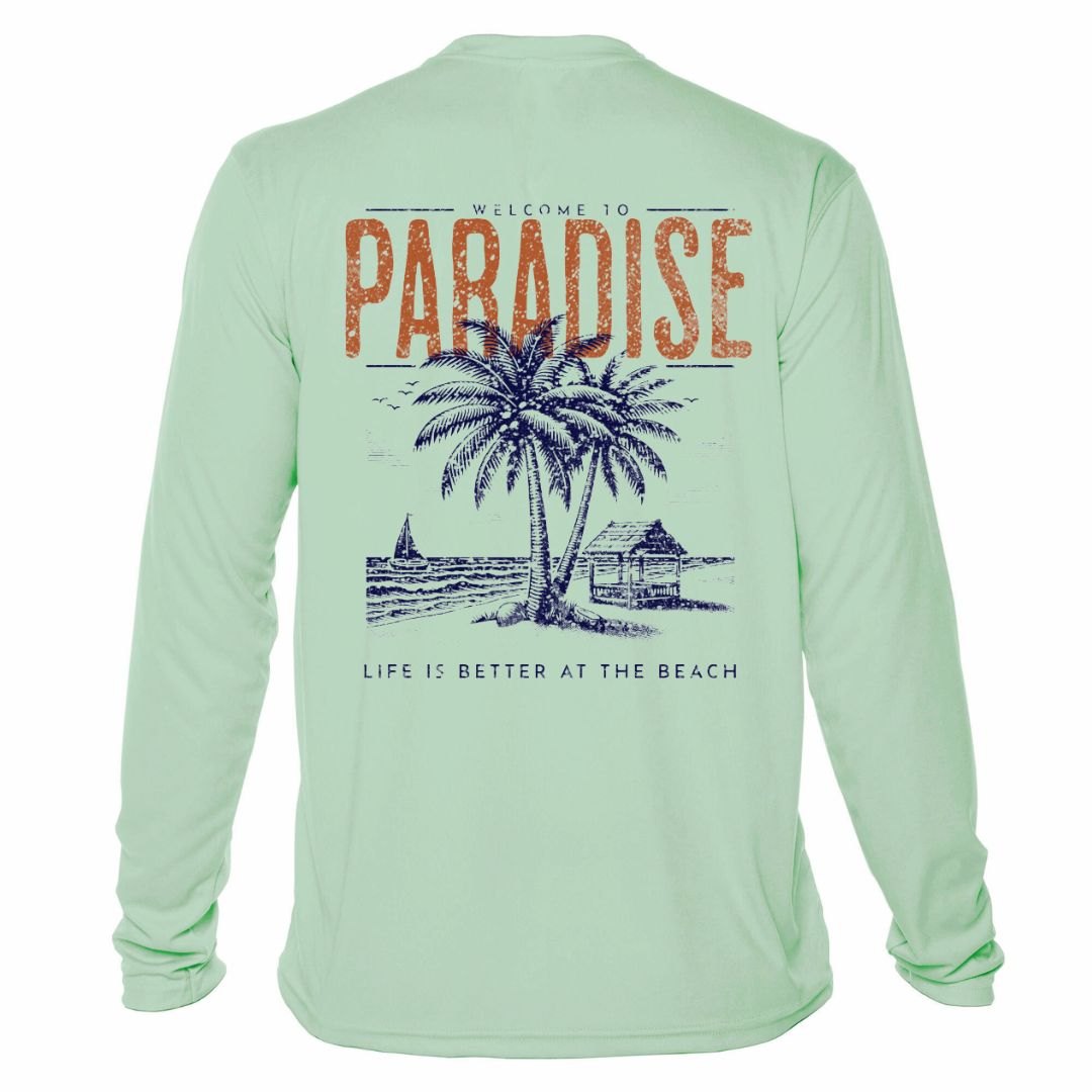 Paradise Better at the Beach Sun Shirt - No Location or Custom Location